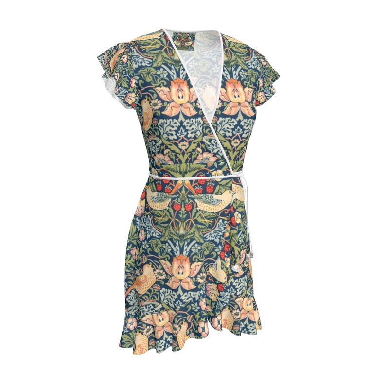 Art Nouveau Tea Dress, William Morris "The Strawberry Thieves" Tea Dress