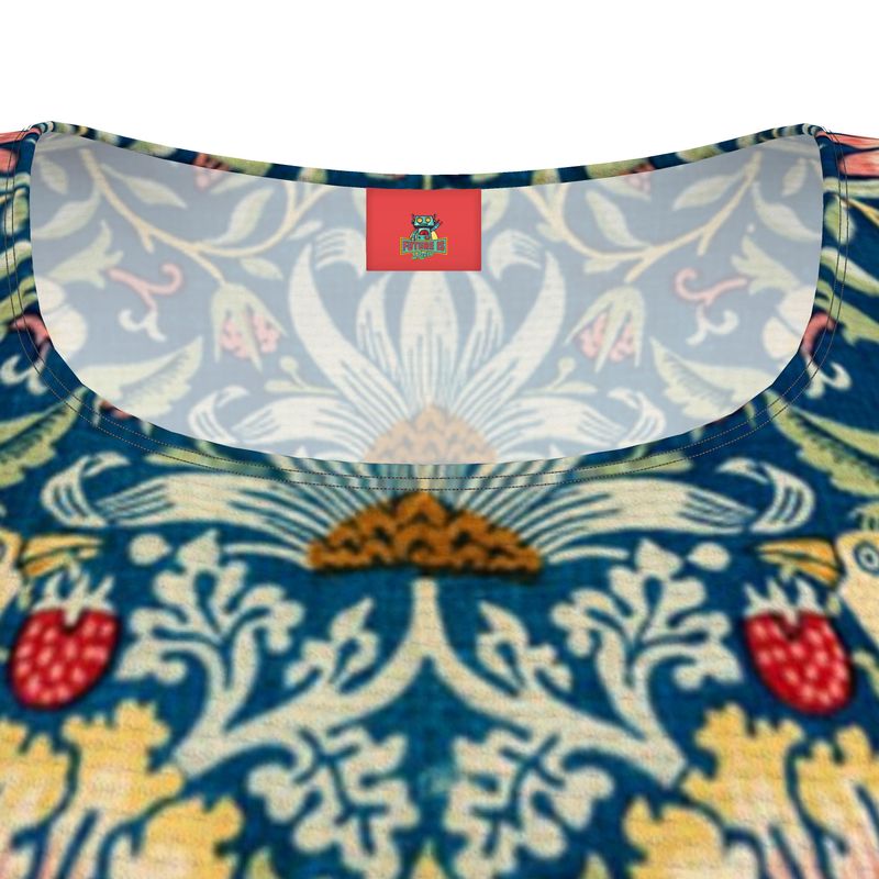 Art Nouveau Skater Dress, William Morris The Strawberry Thieves