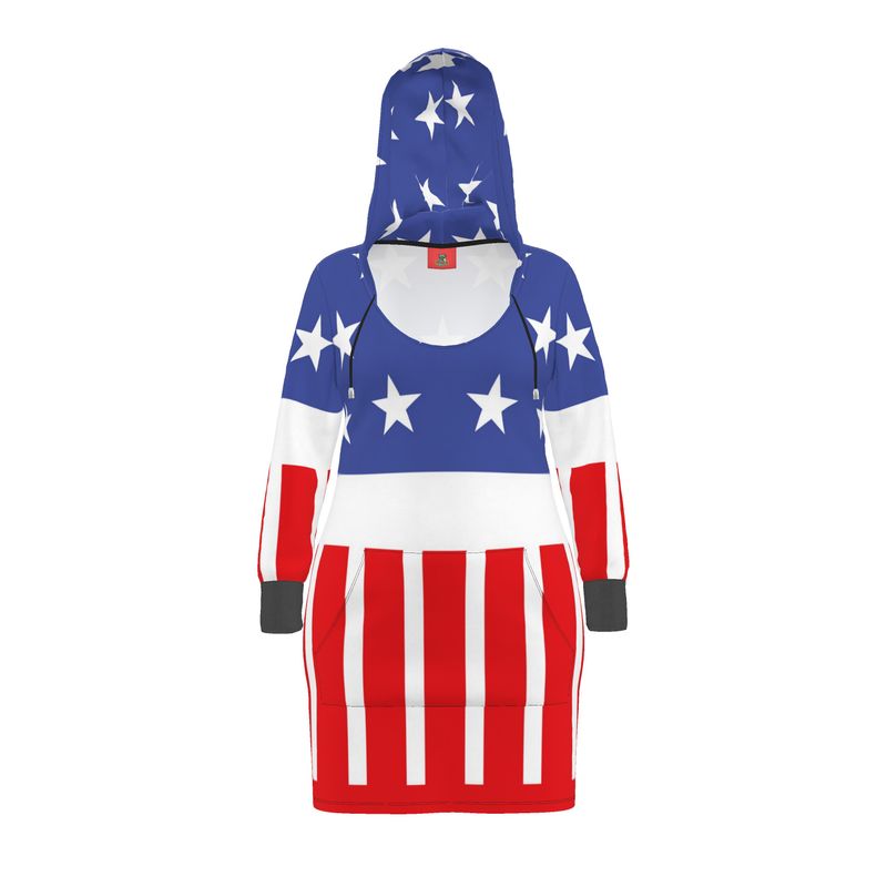 Robe à capuche du 4 juillet, robe à capuche avec drapeau américain, robe à capuche Festival