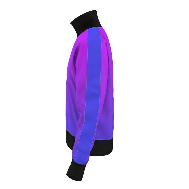 Tracksuit Jacket Faded Blue and Purple