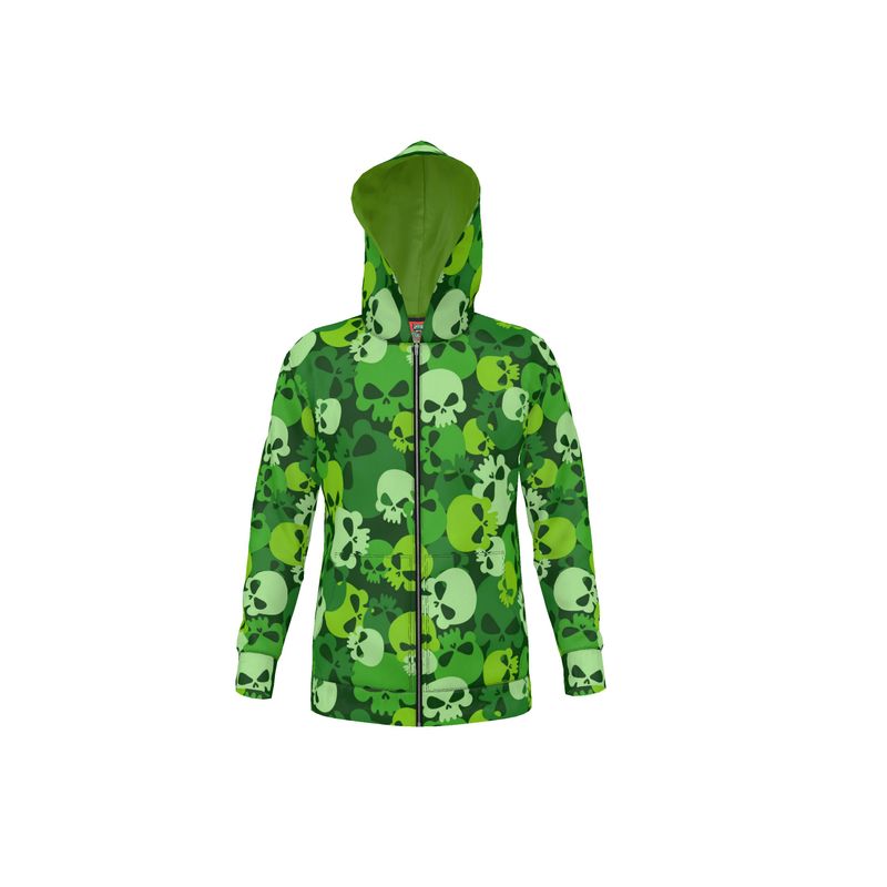 Skull camo Hoodie - Green