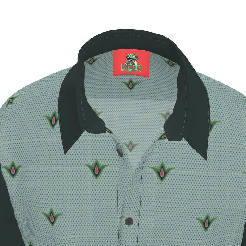 Art Deco Short Sleeve Bowling Shirt