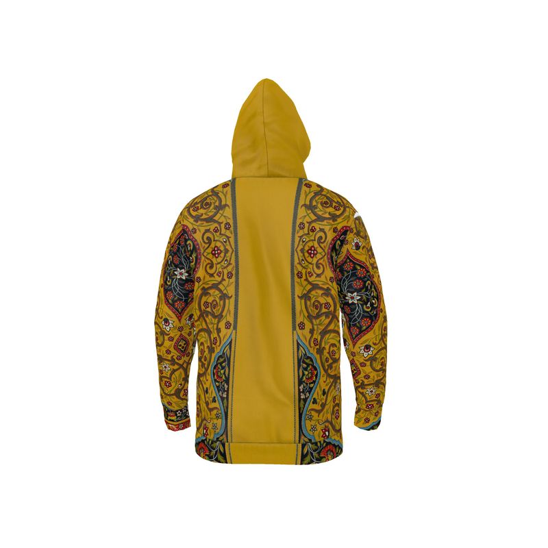 Art Nouveau Fleece Hoodie with Persian Art