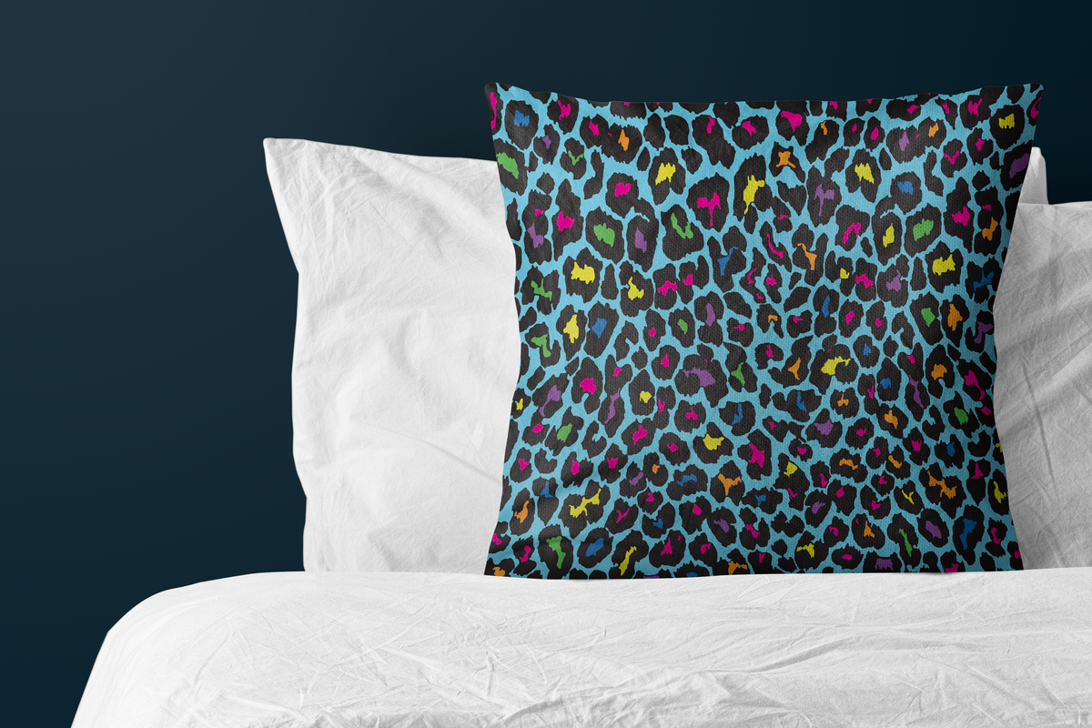 Cushion Cover - 80s Leopard Print