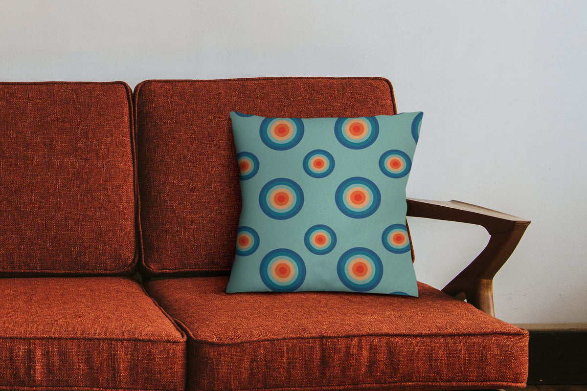 Mid Century Kissen mit Einsatz