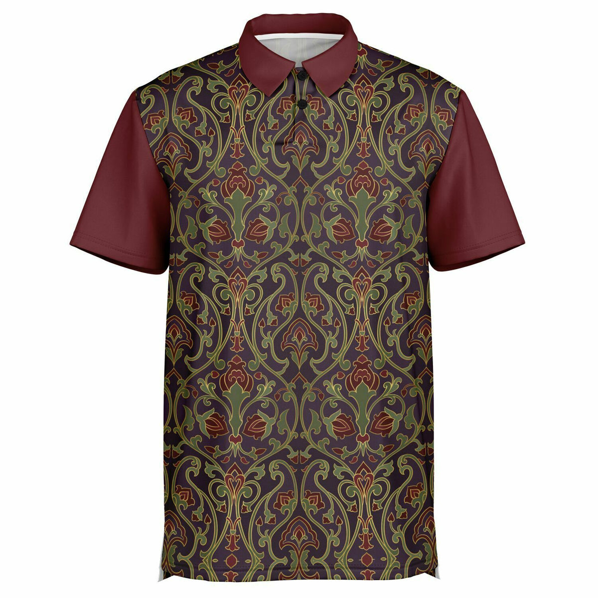Art Deco Men&#39;s Polo - 100% Recycled, Sweat-Wicking, UPF 50+ Protection