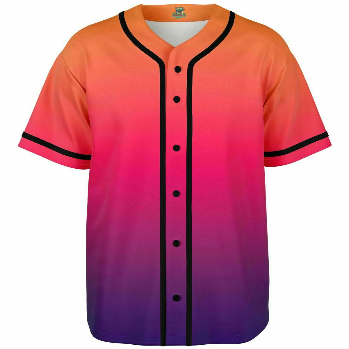 Baseball Jersey - Ombre Midnight Sunset