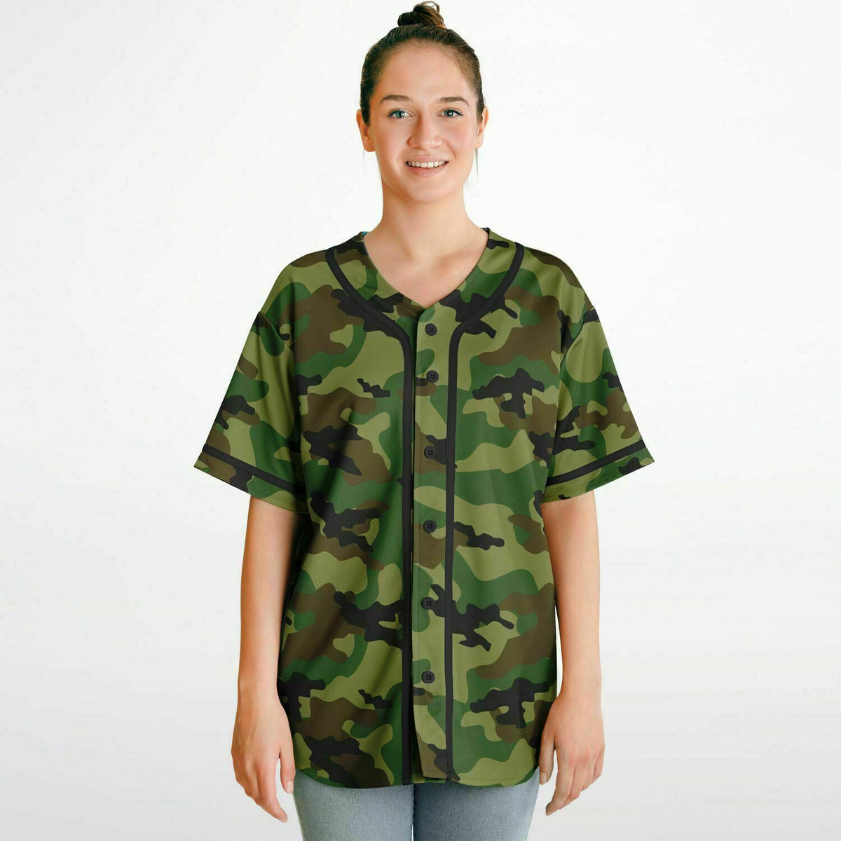 Y2K Double Camo Reversible Baseball Jersey