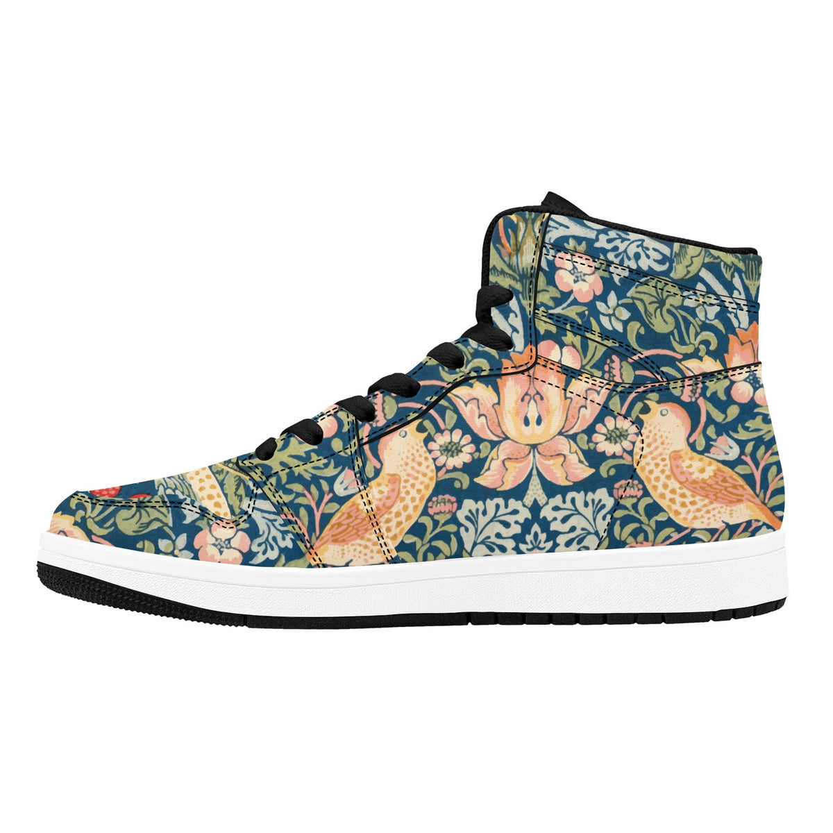 Unisex Vegan Leather Art Nouveau Sneakers