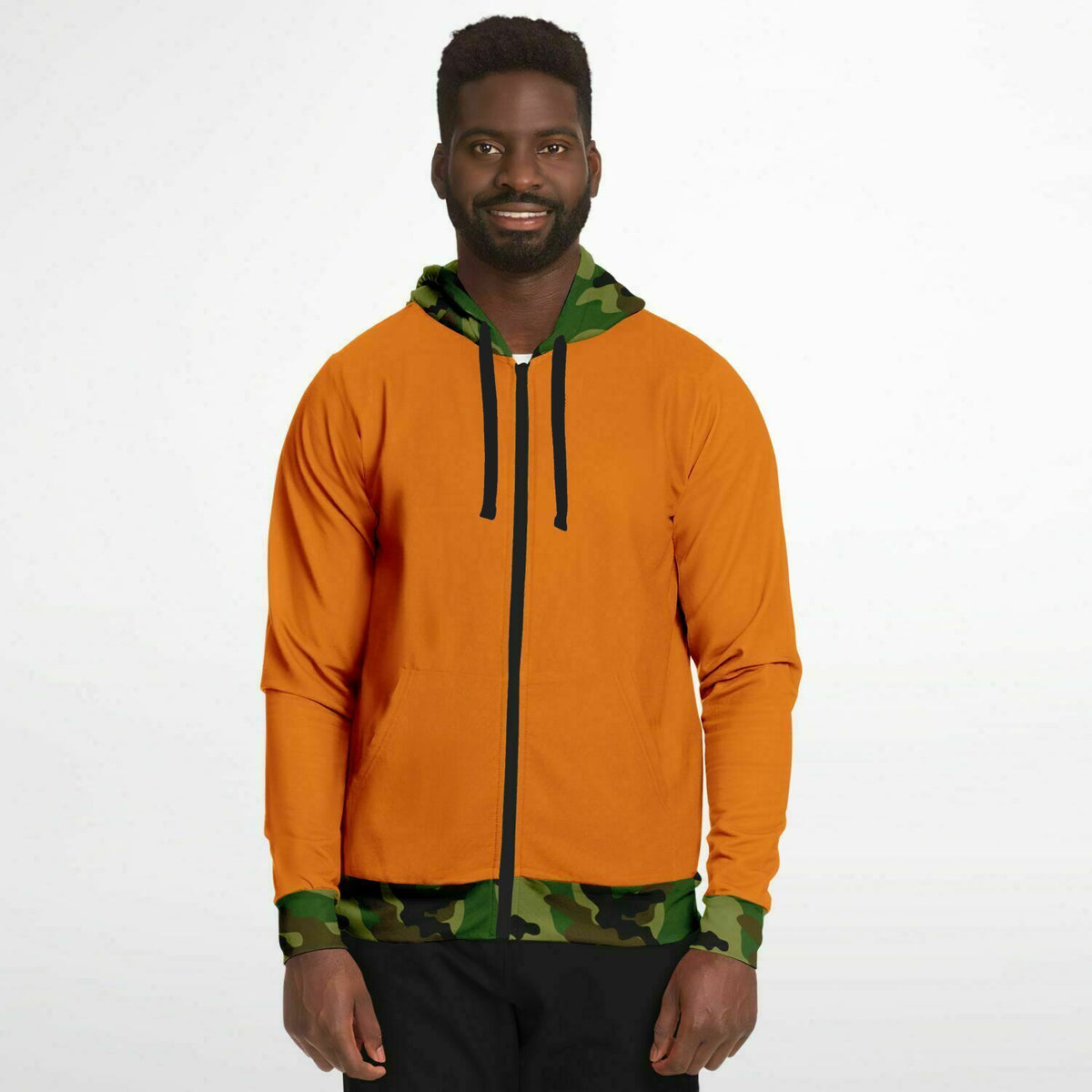 Duck Camo Zip-Up Hoodie – Premium Handmade, Exceptional Comfort, Durable, High Definition Print