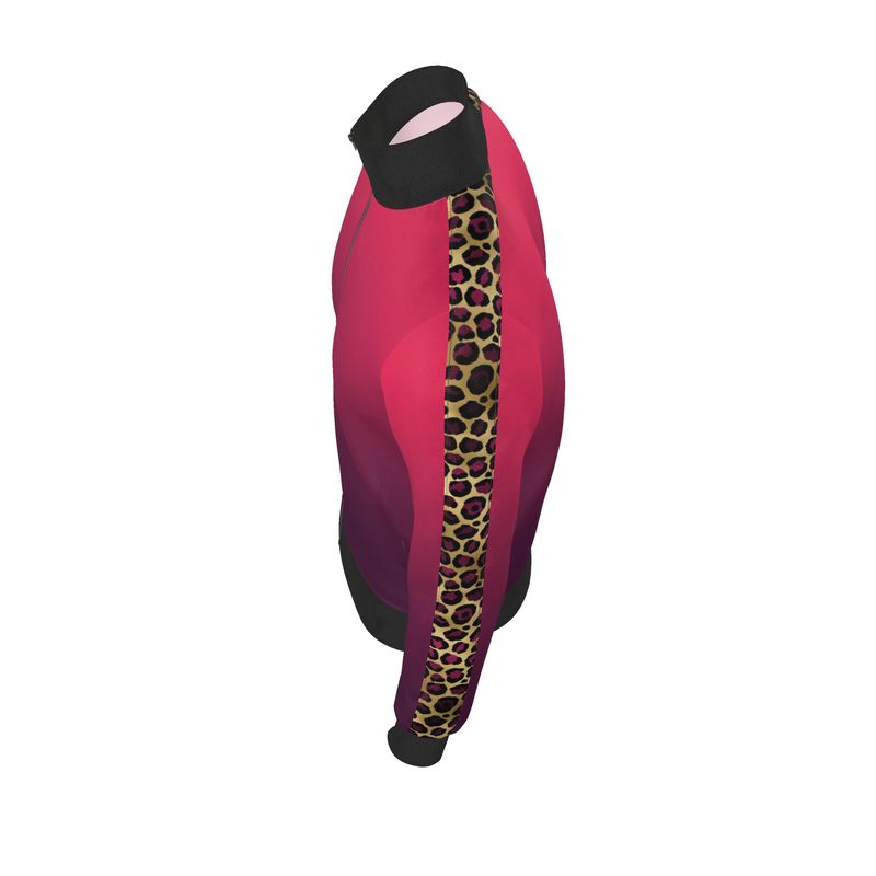 Raspberry fade tracksuit top