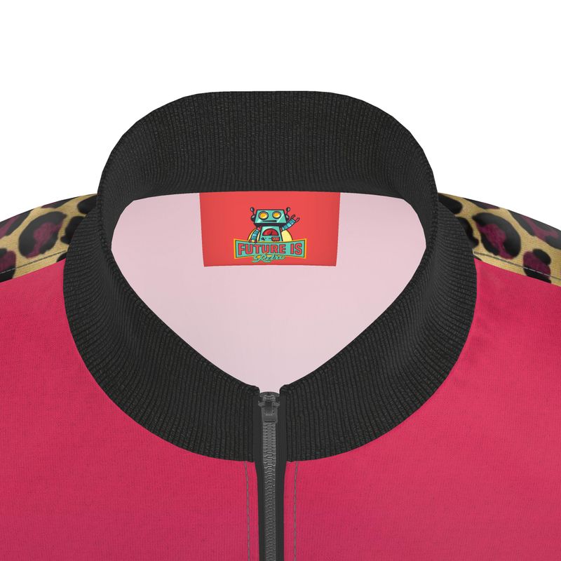 Raspberry fade tracksuit top