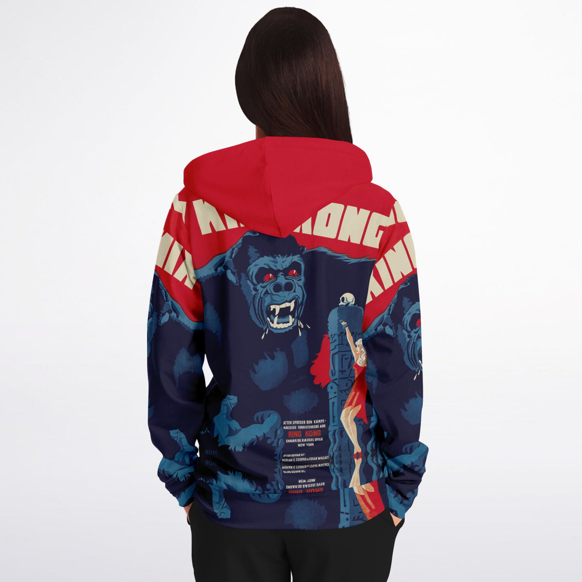 Vintage King Kong Zip-Up Hoodie