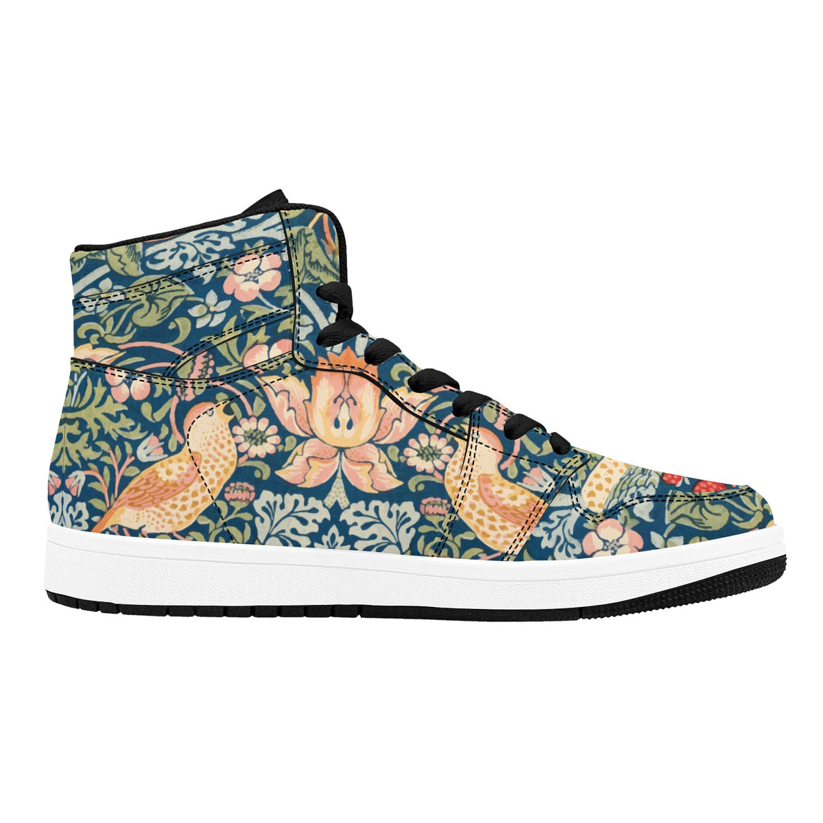Unisex Vegan Leather Art Nouveau Sneakers