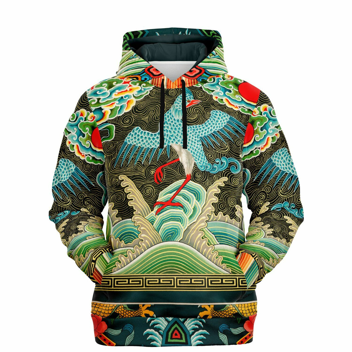 Chinese Crane Unisex Hoodie (Museum Collection)