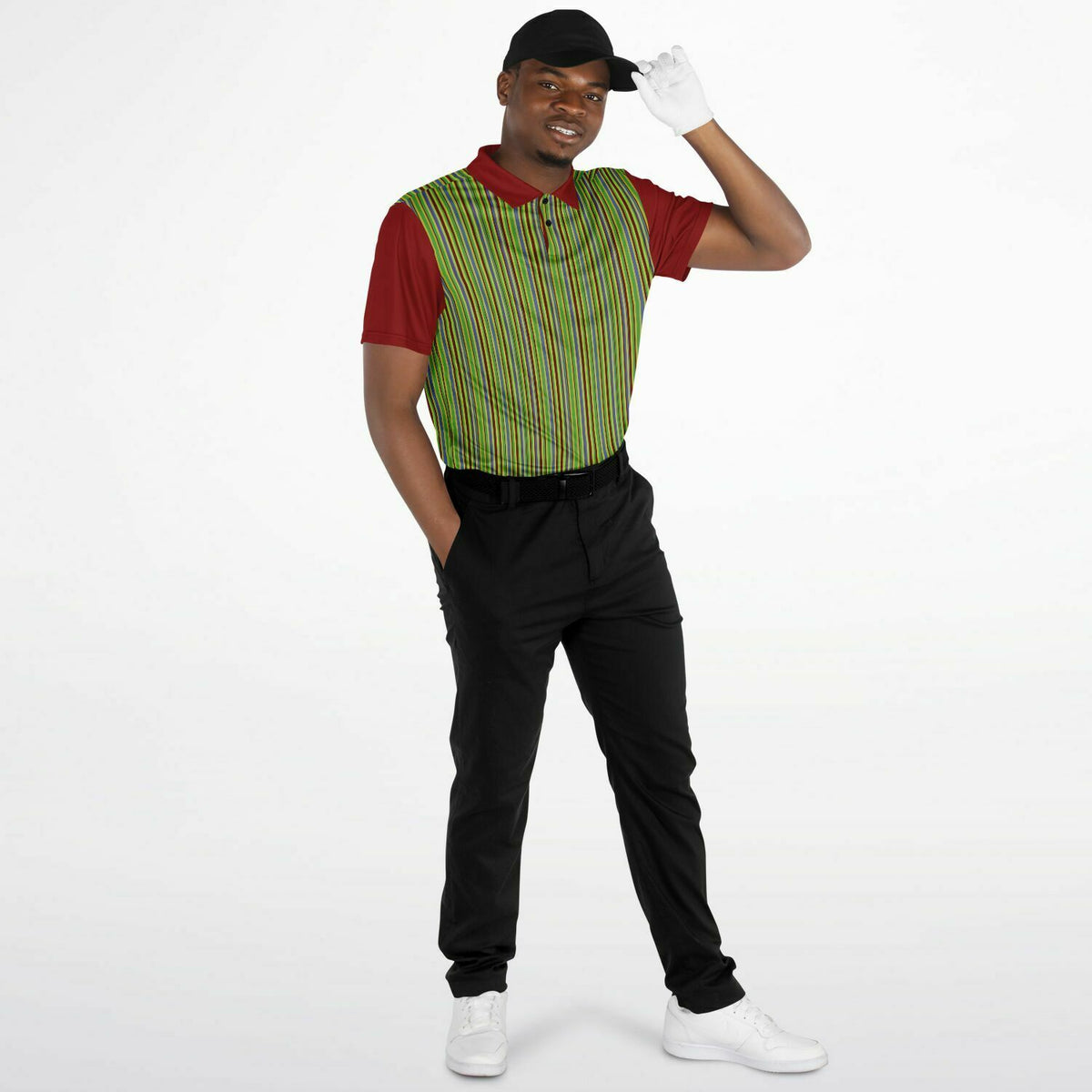 Performance Golf Polo, Sweat Wicking Recycled Polyester