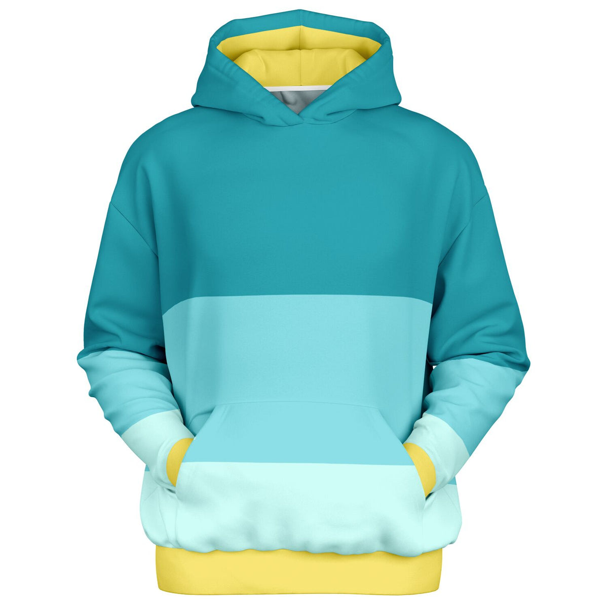 The Beach Color block Heavyweight Oversized Hoodie