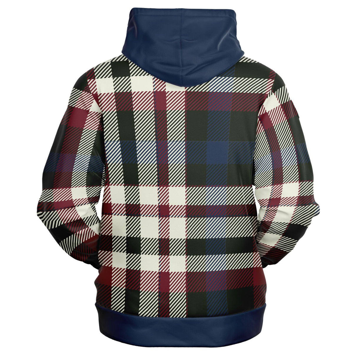 Zip Up Plaid or Tartan Hoodie for Men and Women