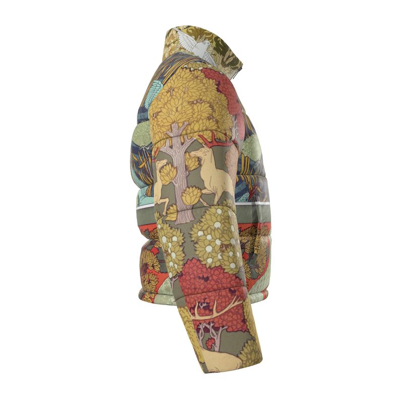 Pufferjacke im Jugendstil mit Öko-Füllung aus dem Meer