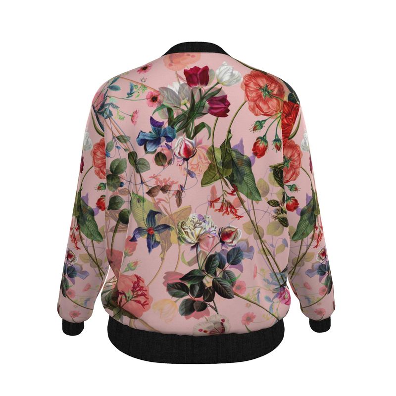 Art Nouveau Floral Bomber Jacket - Handmade to order in London.