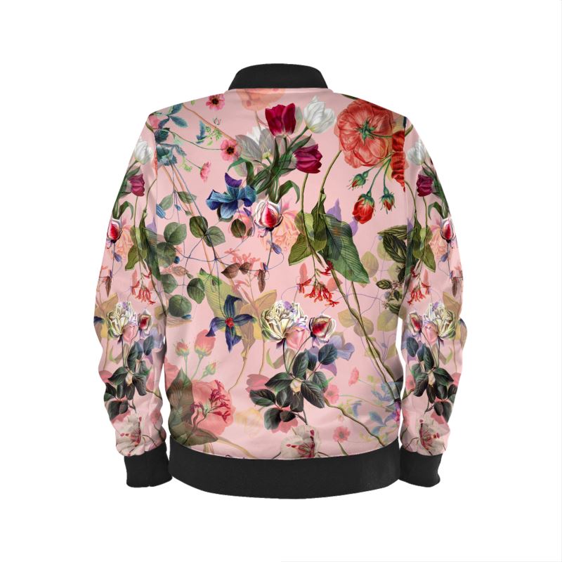 Art Nouveau Floral Bomber Jacket - Handmade to order in London.