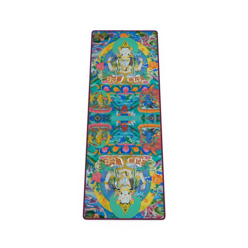 Chenrezig Thangka Yoga Mat