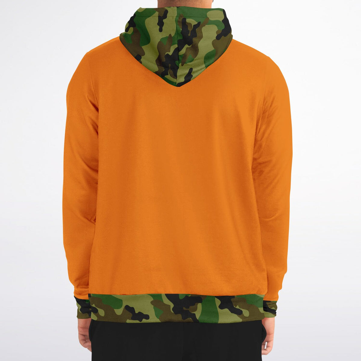 Duck Camo Zip-Up Hoodie – Premium Handmade, Exceptional Comfort, Durable, High Definition Print