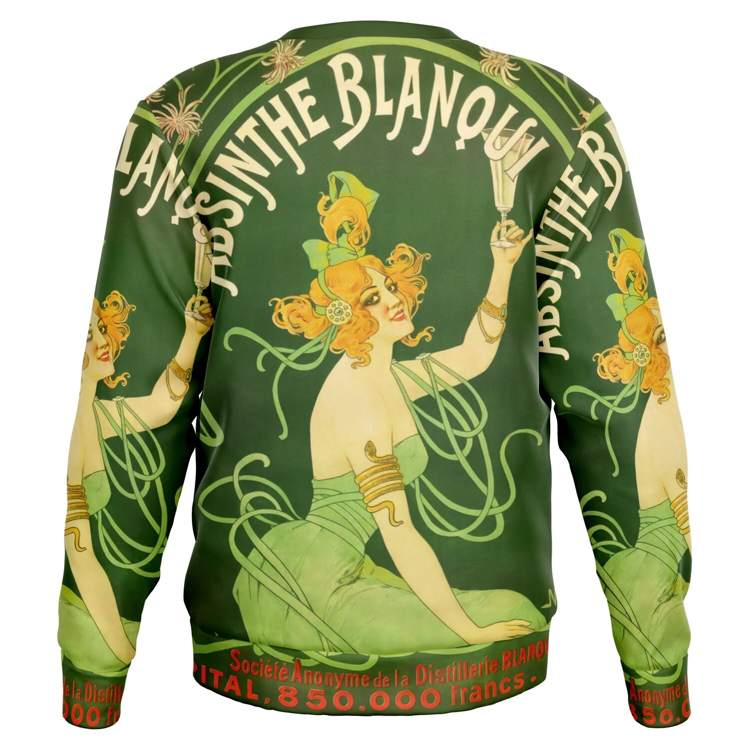 Vintage Absinthe Advert Art Nouveau Sweatshirt - Unisex Comfort