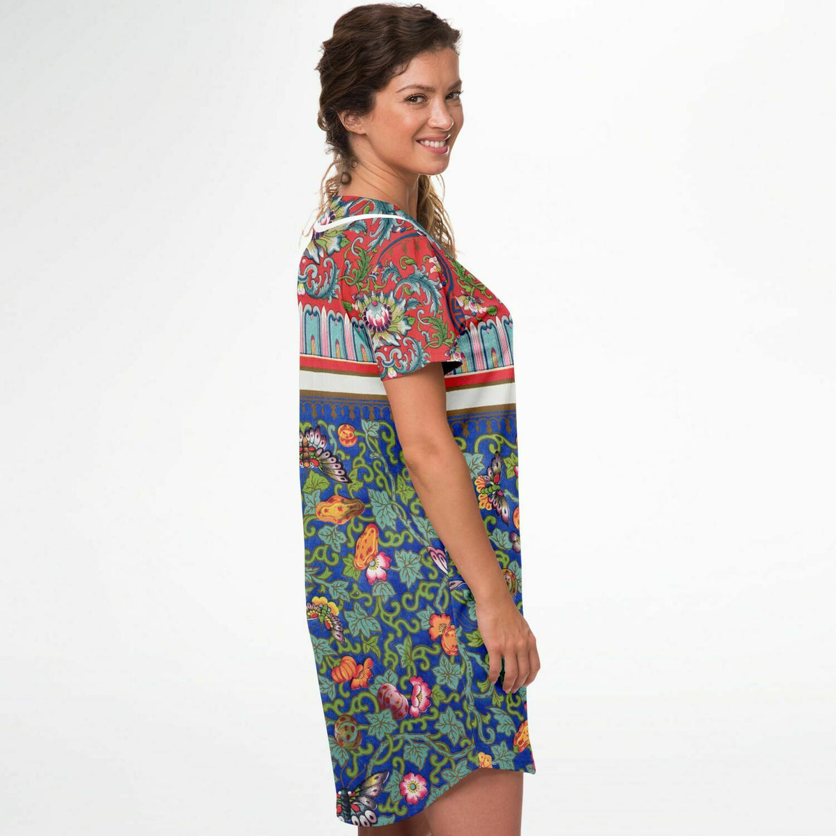 Art Nouveau Baseball Jersey Dress