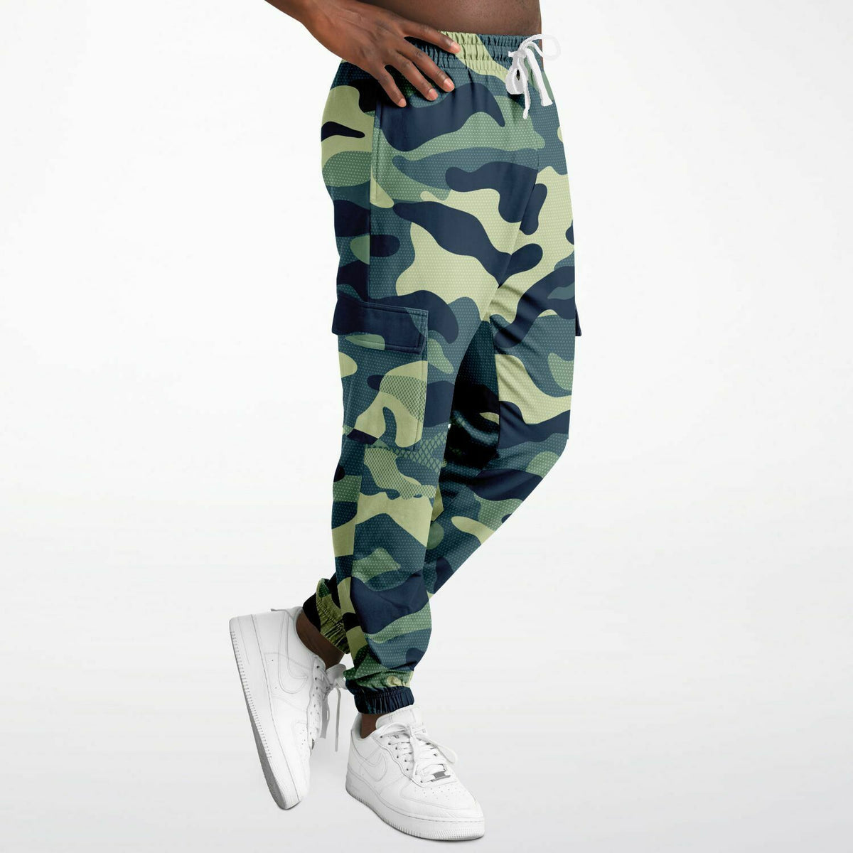Camo Athletic Cargo Sweatpants