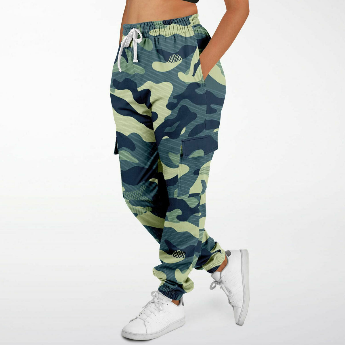 Camo Athletic Cargo Sweatpants