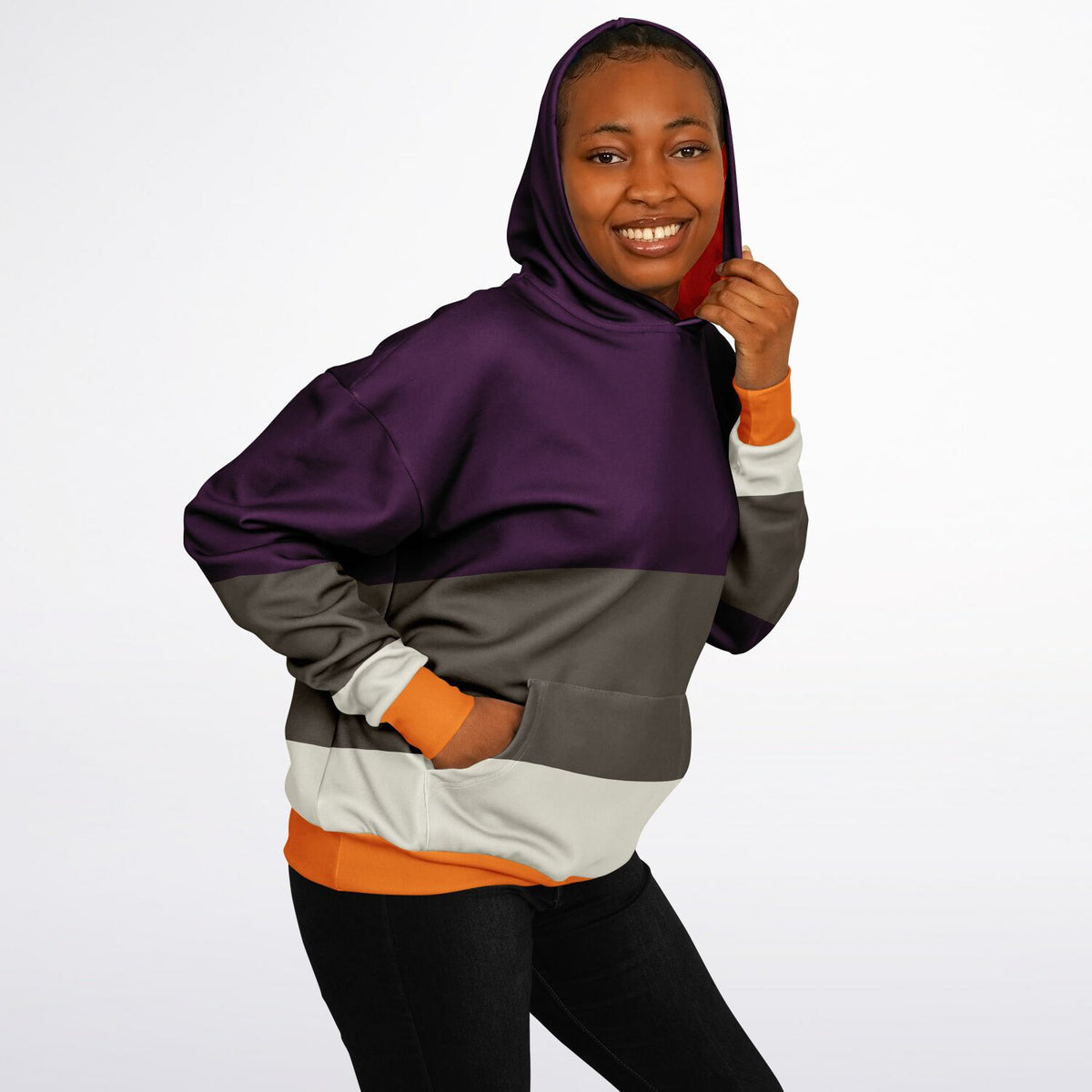 Heavyweight Oversized Hoodie Colour Block