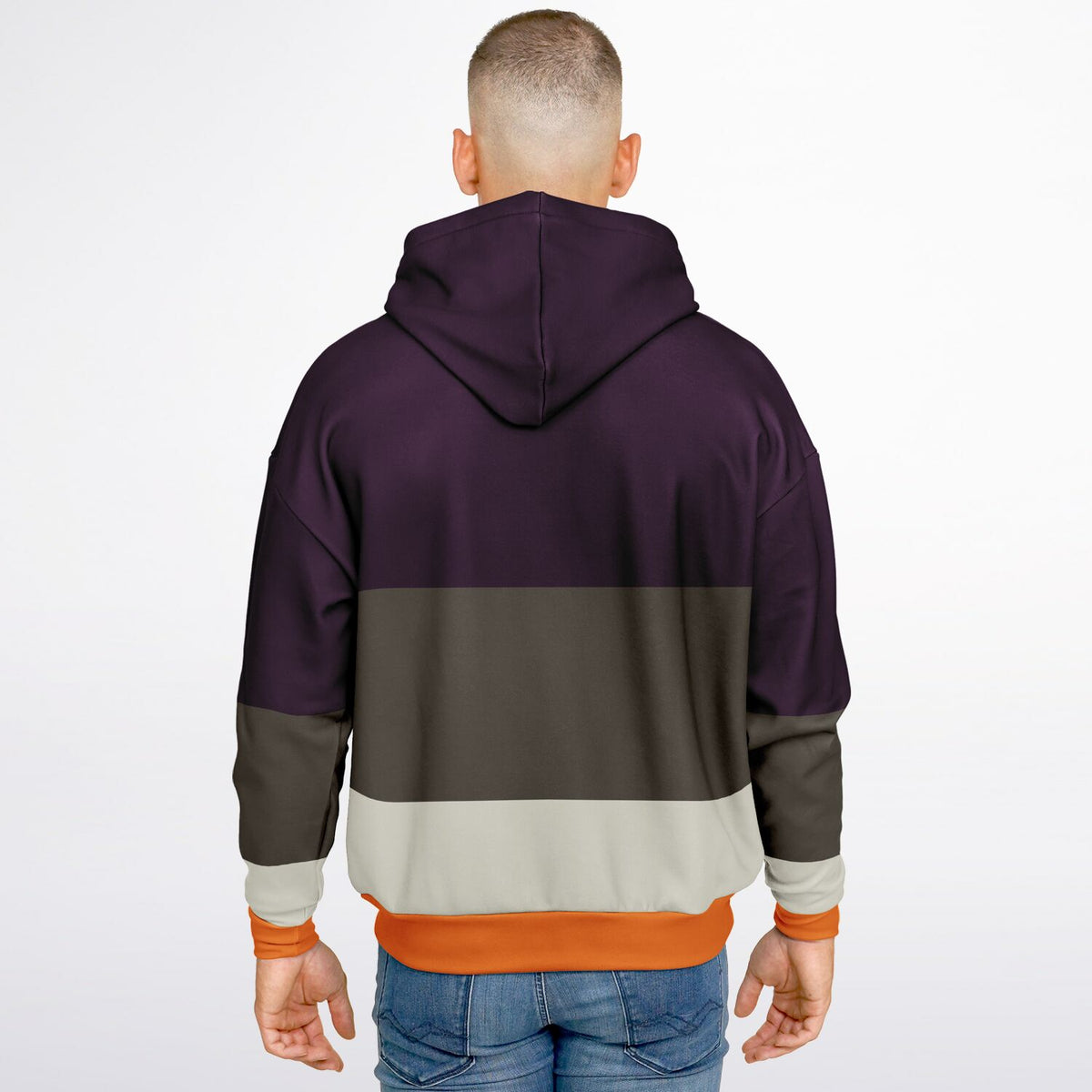 Heavyweight Oversized Hoodie Colour Block