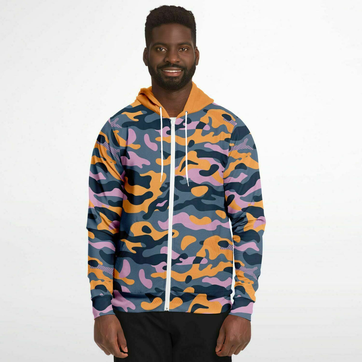 Urban Camo Zip-Up Hoodie