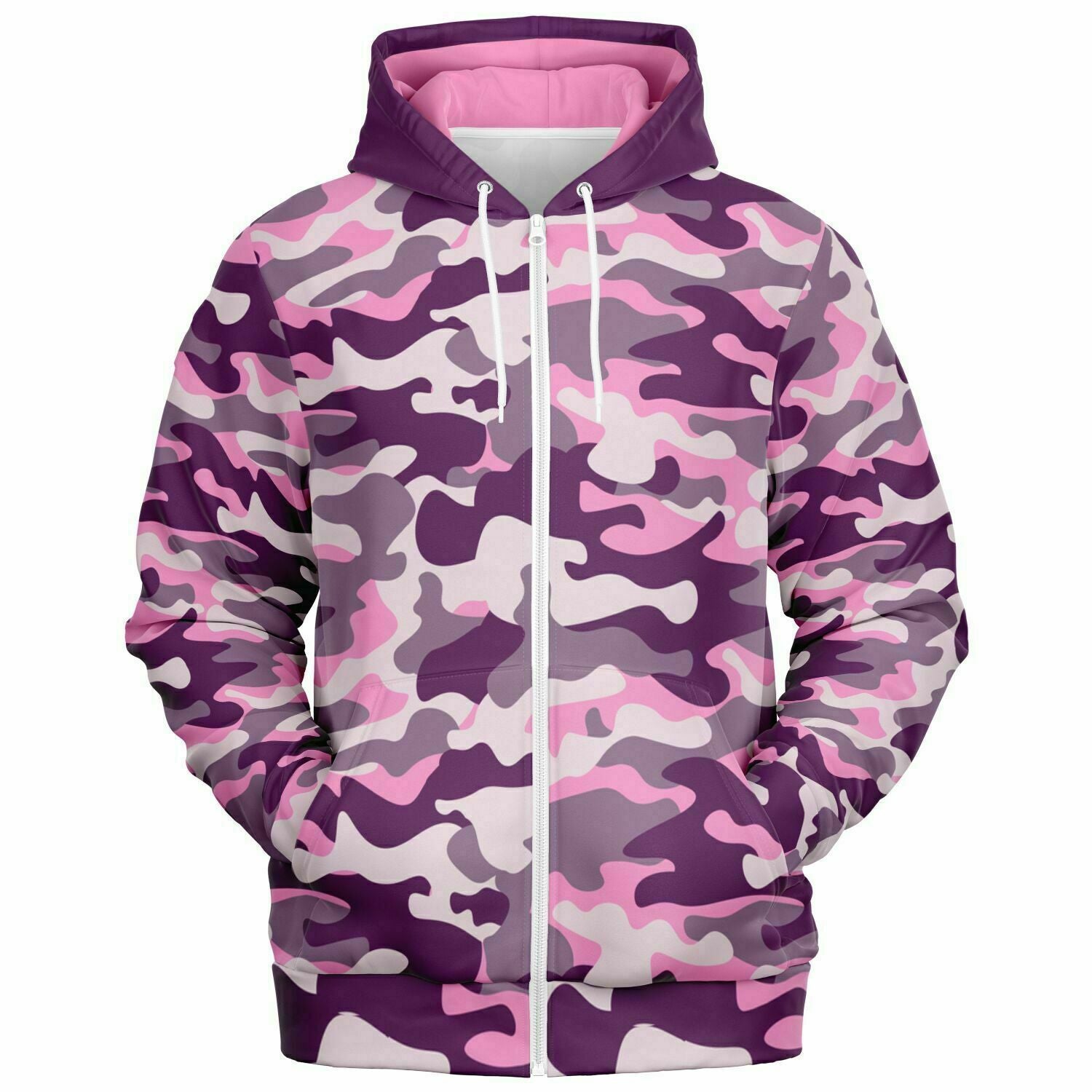 Urban Camo Zip-Up Hoodie