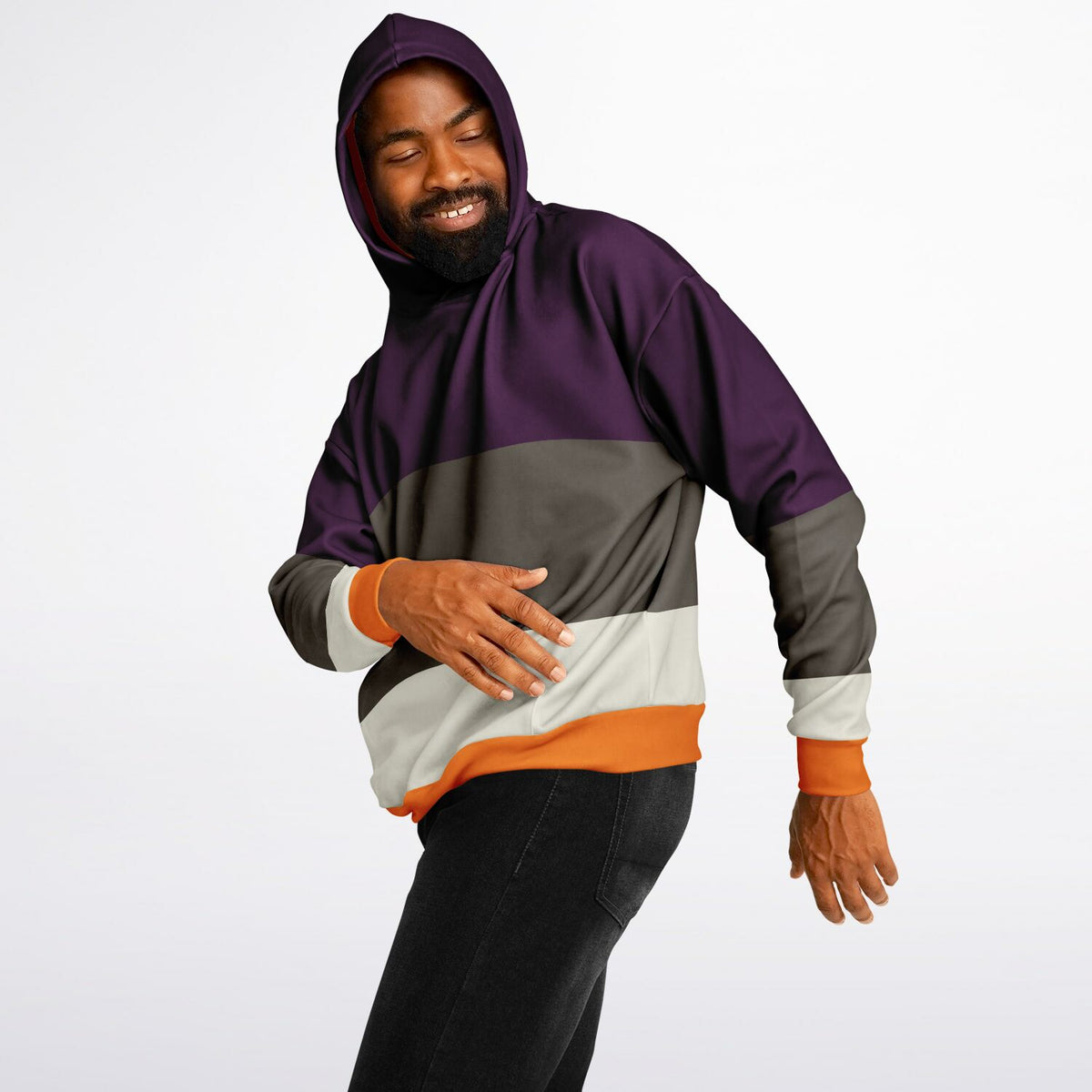 Heavyweight Oversized Hoodie Colour Block