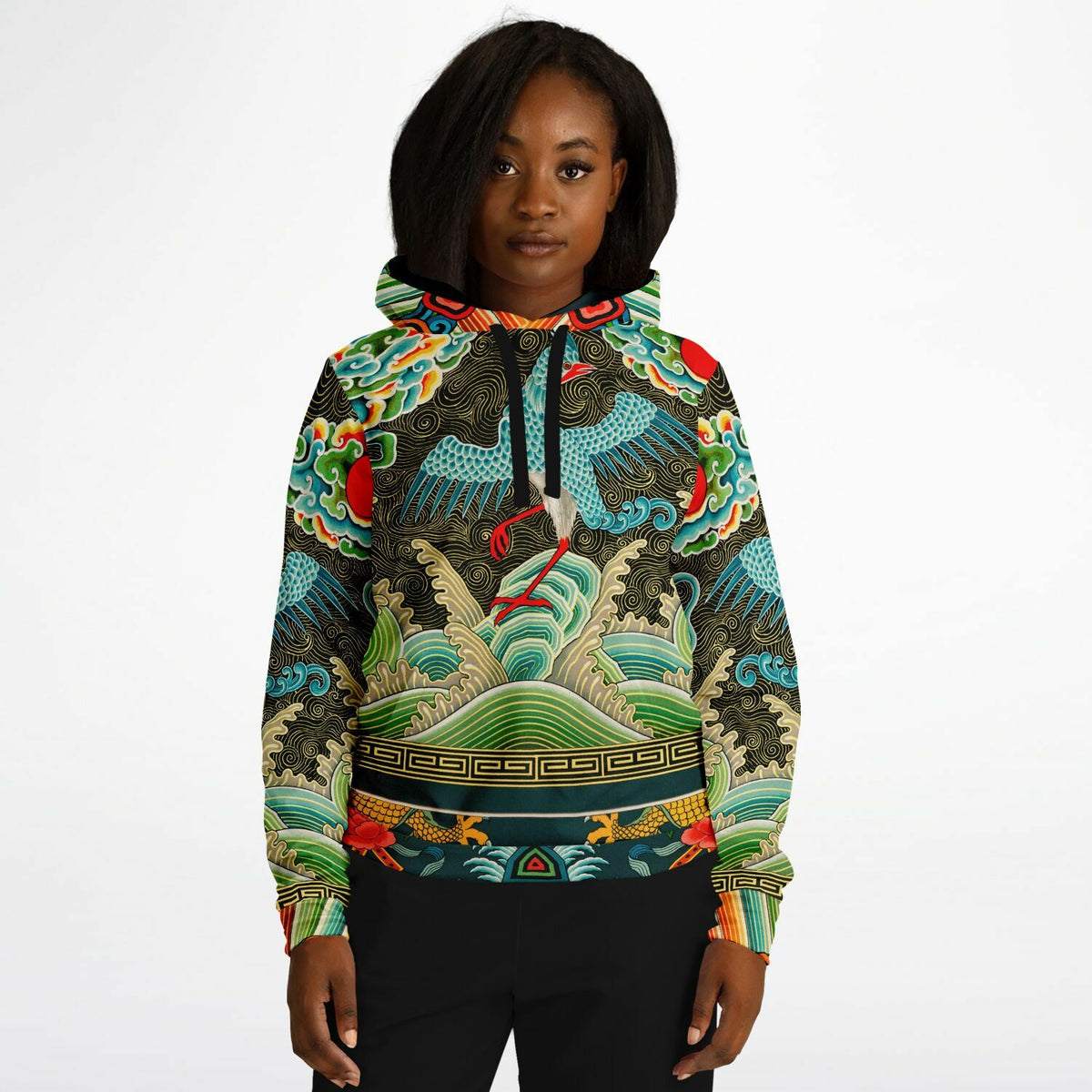Chinese Crane Unisex Hoodie (Museum Collection)