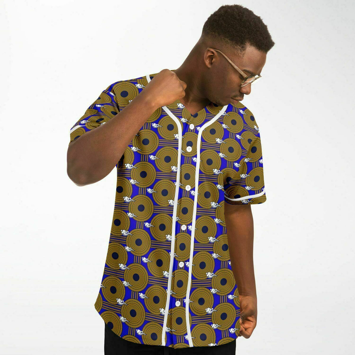 Chinese Cloud Baseball Jersey - AOP