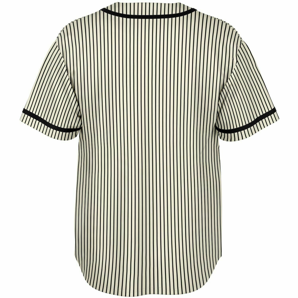 Retro Style Baseball Jersey, striped jersey
