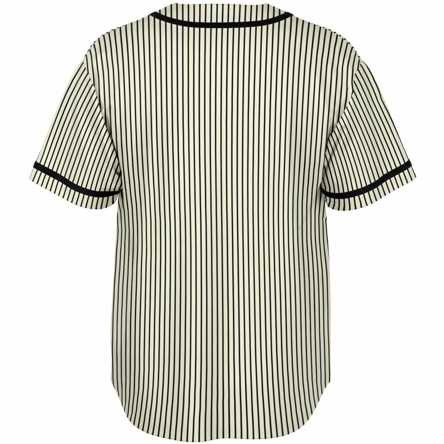 Retro Style Baseball Jersey, striped jersey