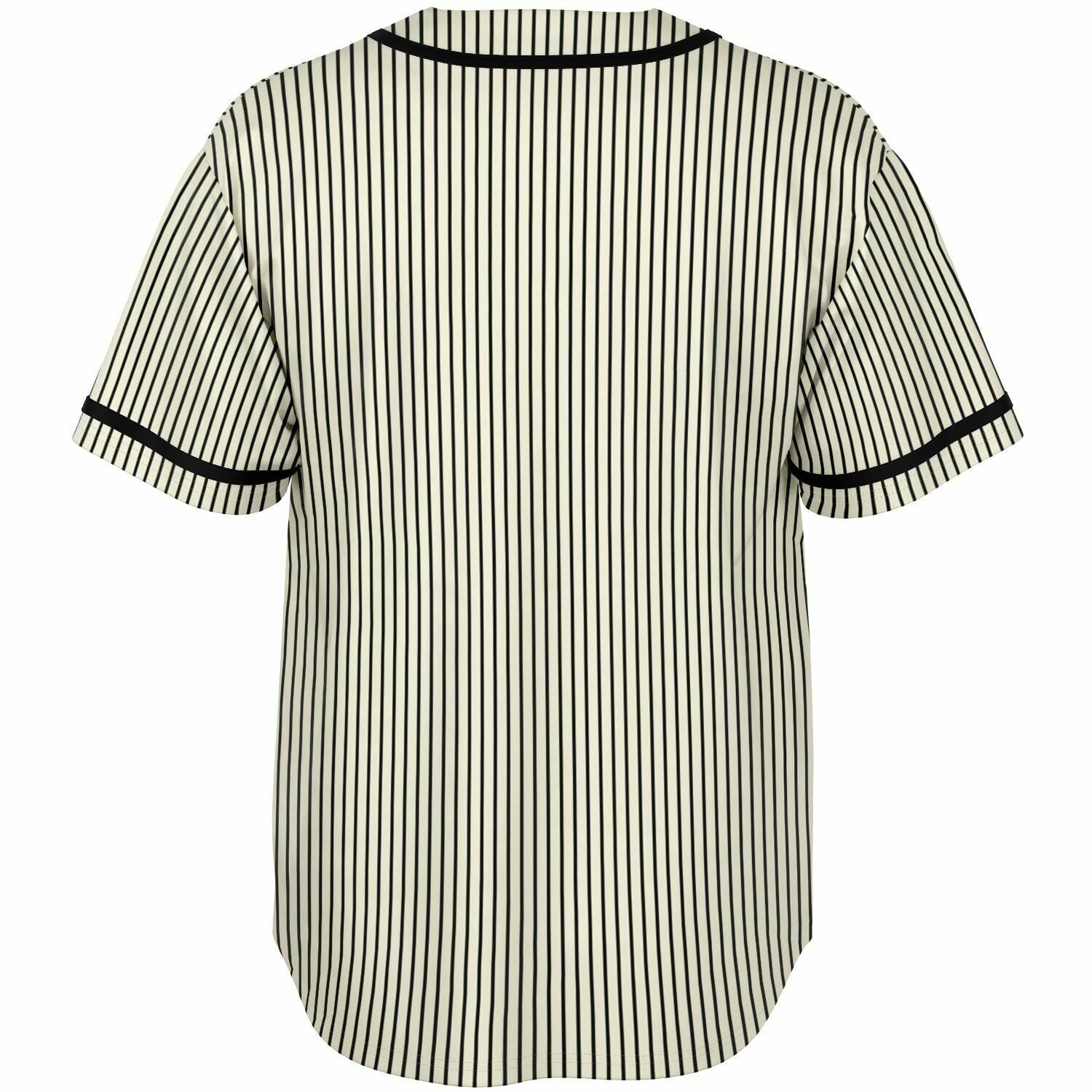 Retro Style Baseball Jersey, striped jersey