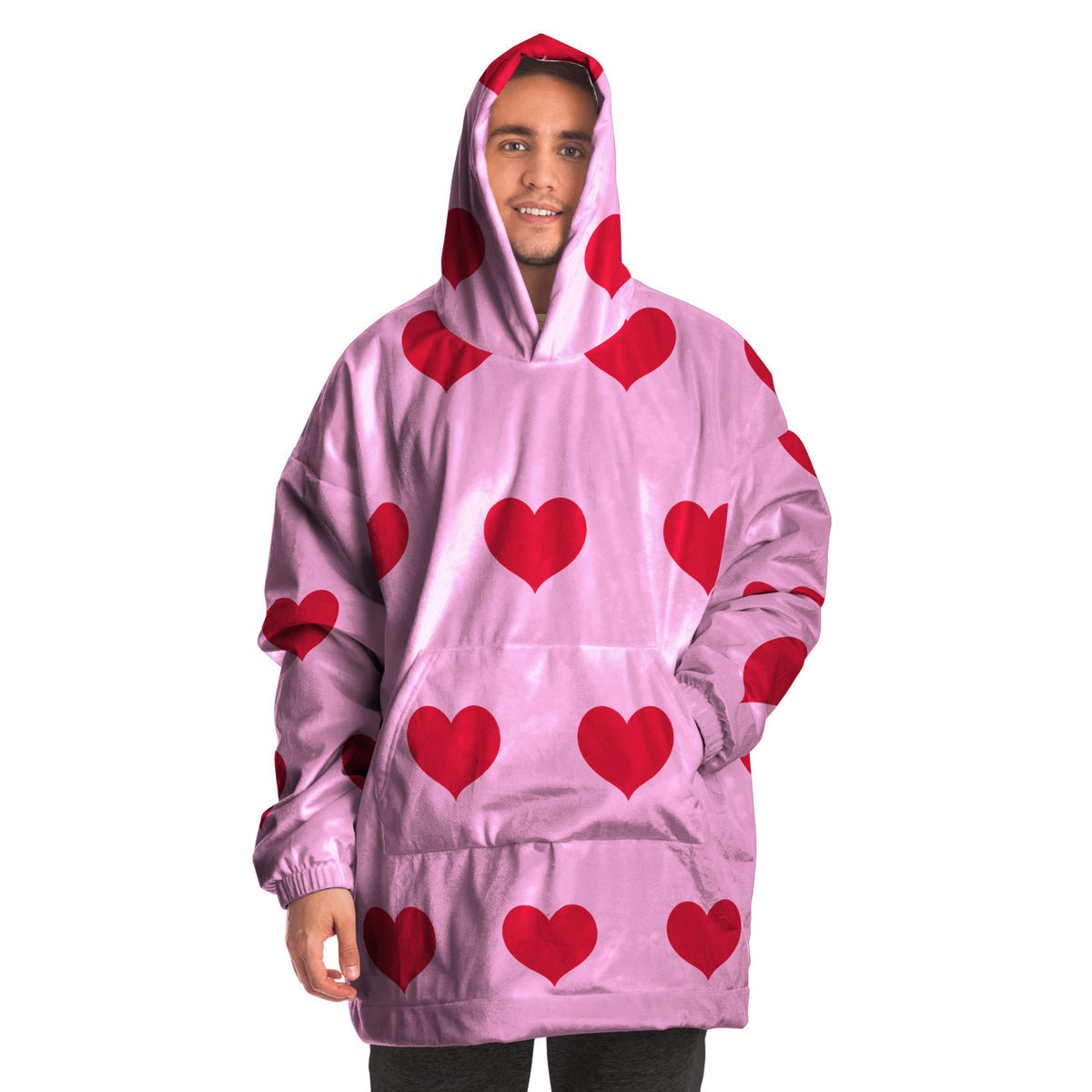 Harajuku Hearts Snug Hoodie, Blanket Hoodie, Rave Hoodie, Festival Hoodie, Loungewear