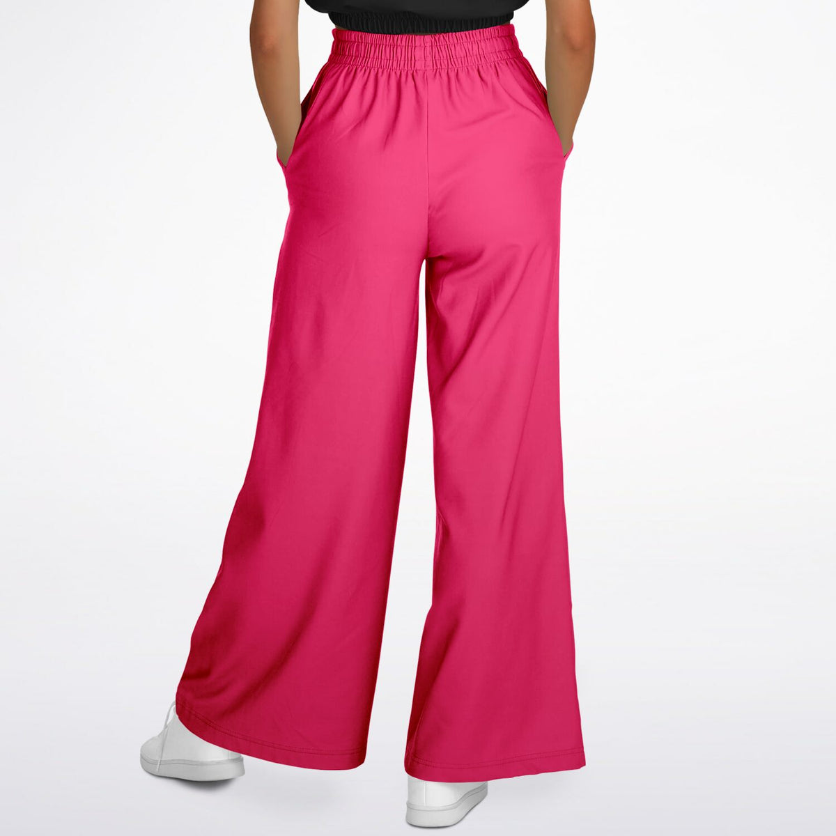 Wide Legged Flare Festival Pants, Scarlet Ombre Hippie Pants