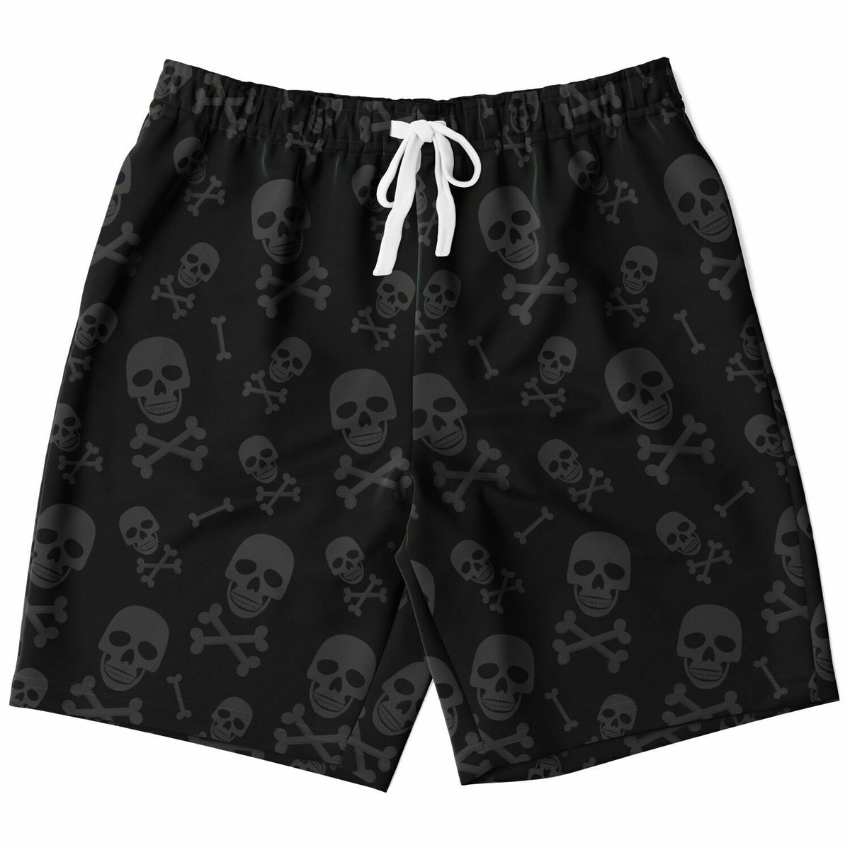Skull and crossbones long shorts