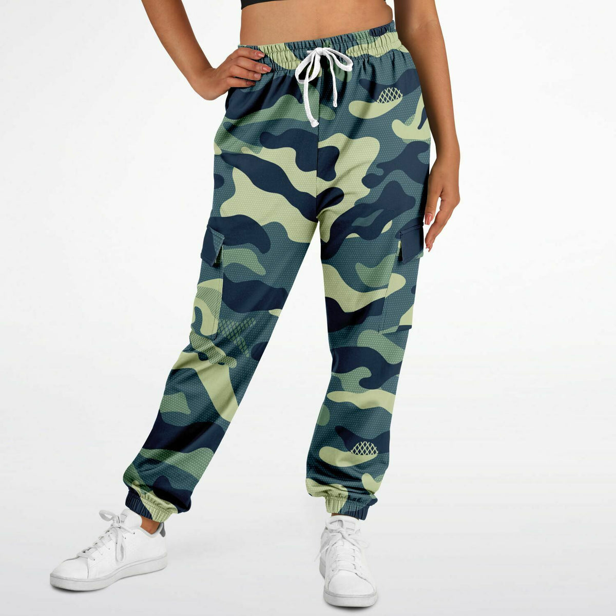 Camo Athletic Cargo Sweatpants