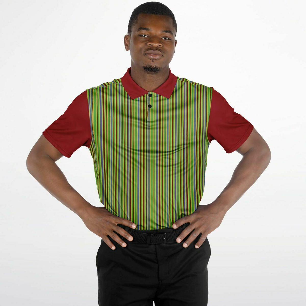 Performance Golf Polo, Sweat Wicking Recycled Polyester