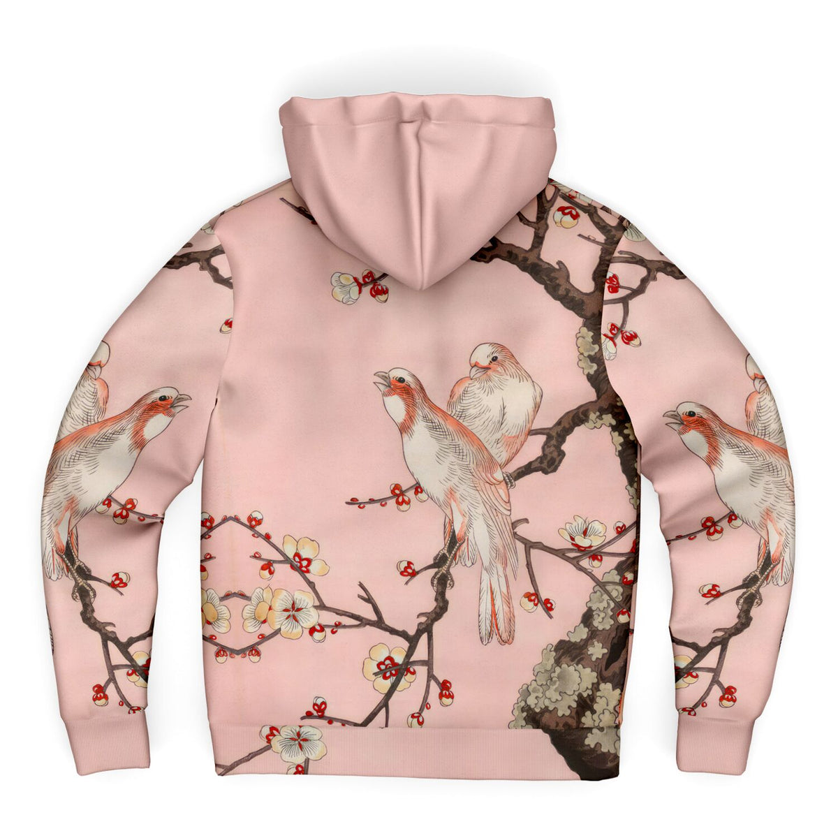 Microfleece Zip Hoodie - Japanese Woodblock art print