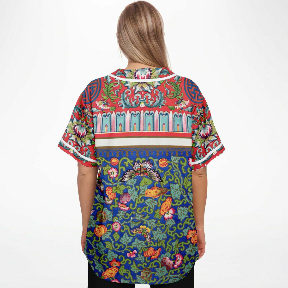 Vintage Art Nouveau Baseball Jersey