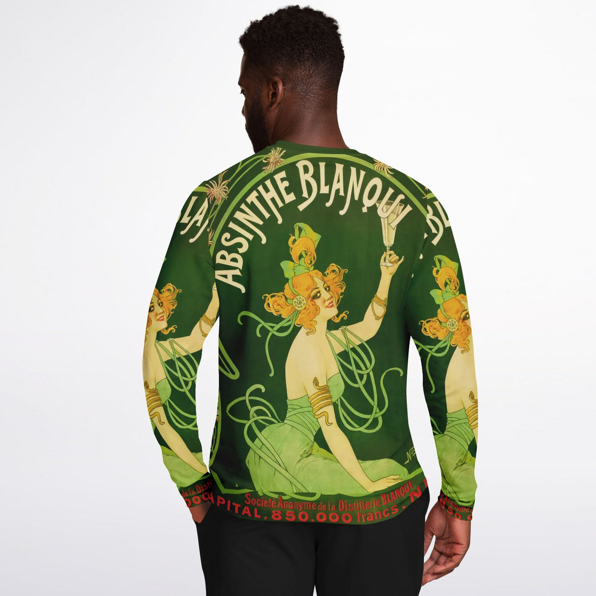 Vintage Absinthe Advert Art Nouveau Sweatshirt - Unisex Comfort