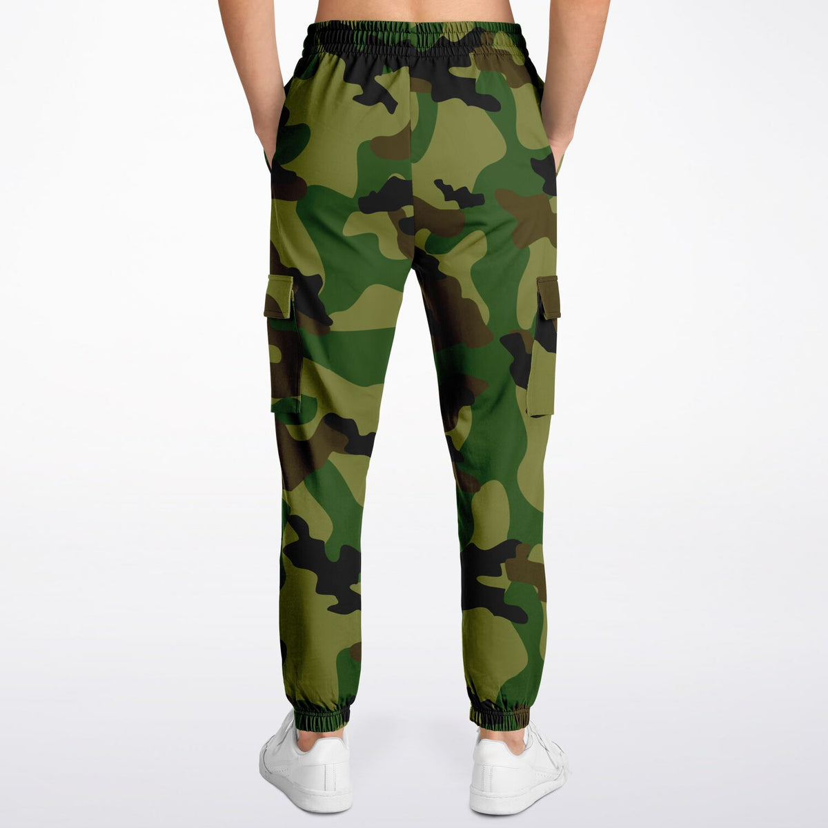 Green Camo Cargo Sweatpants